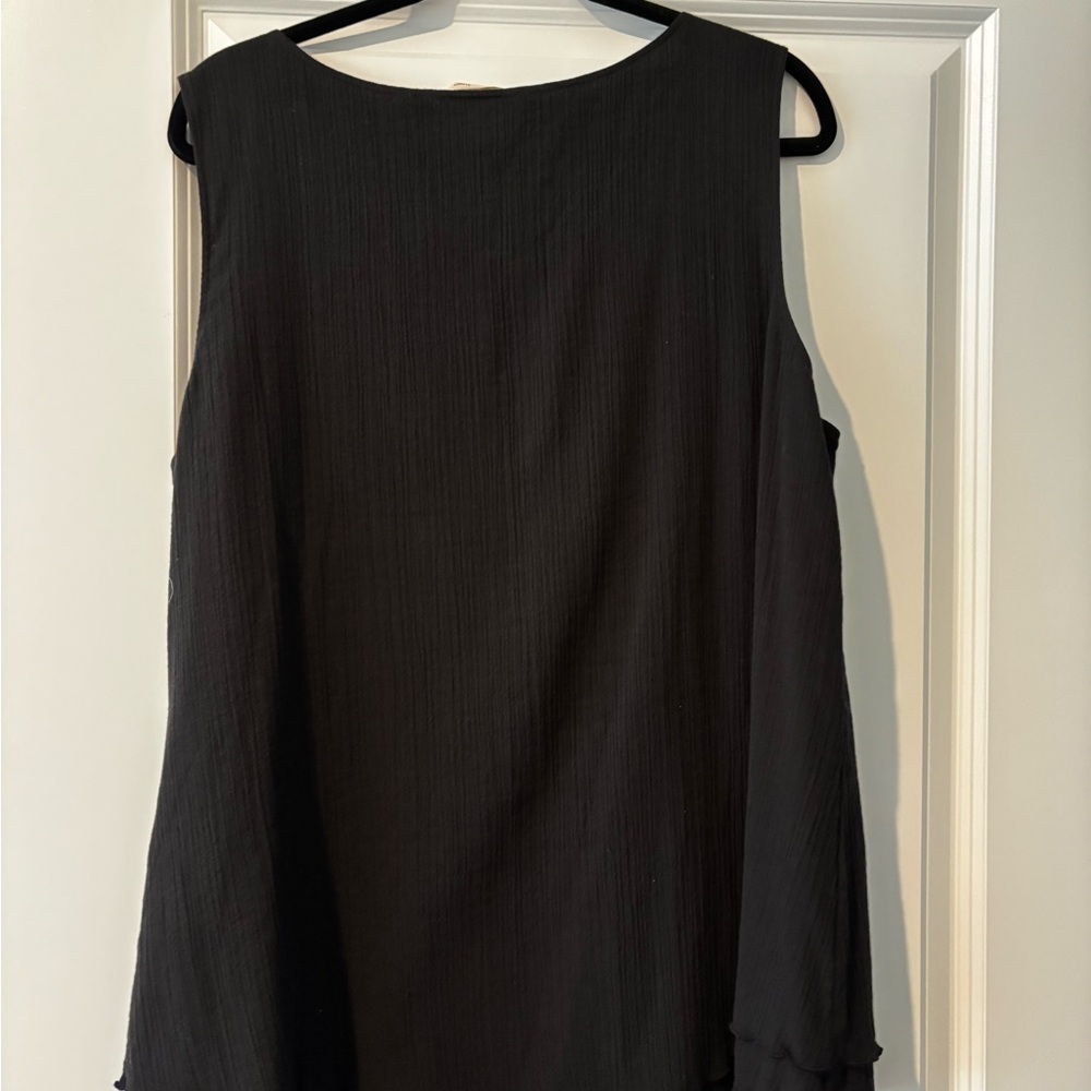 Soft Surroundings Siesta Key Tank Black XL